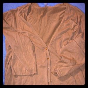 Yellow gold Dressbarn cardigan